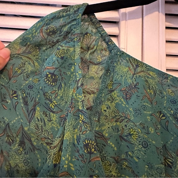 Free People Ruffle Chiffon Shirt - Picture 5 of 6